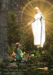 Mary, Holy Lady of Lourdes 5x7